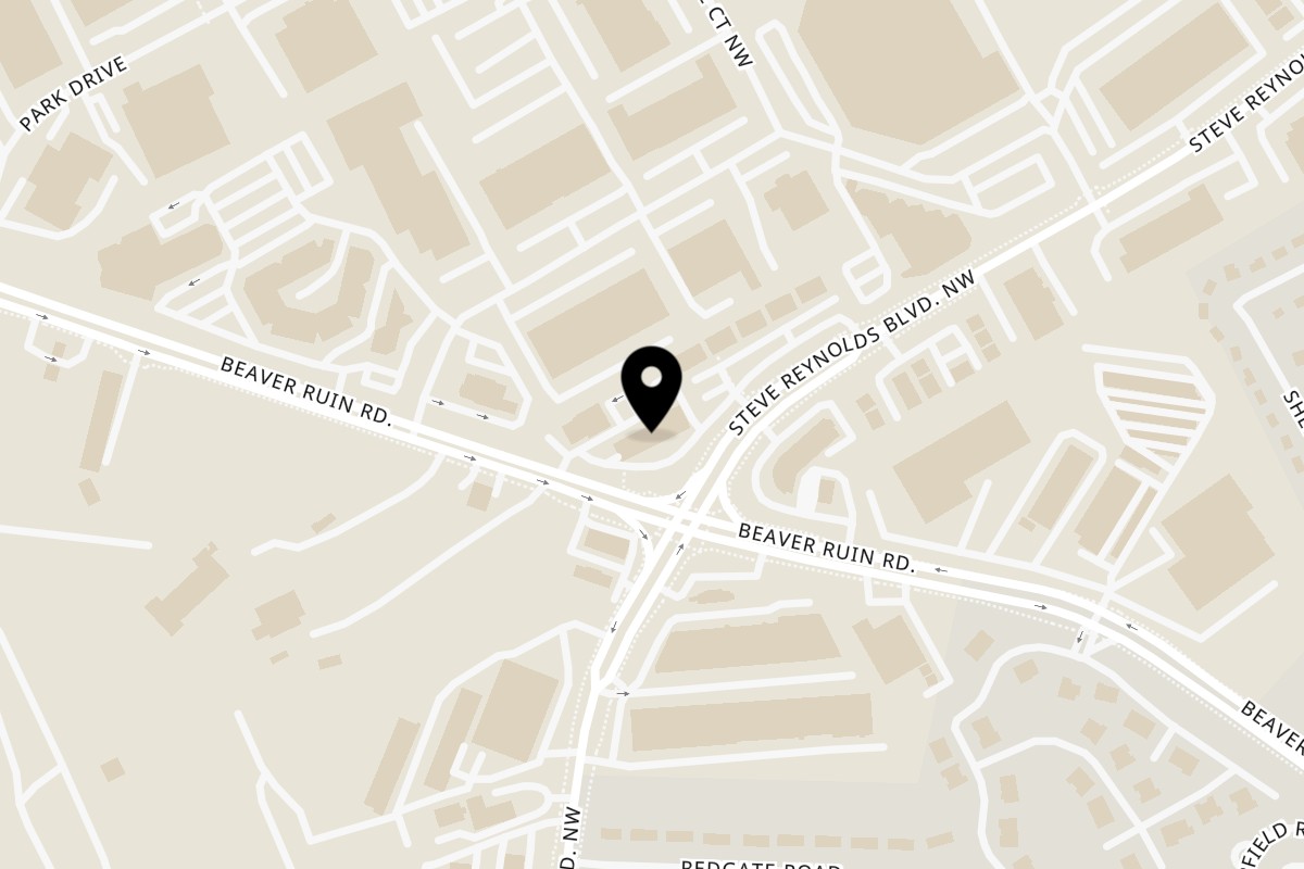 Map showing the location of Zona Caribbean on 4181 Steve Reynolds Blvd in Norcross